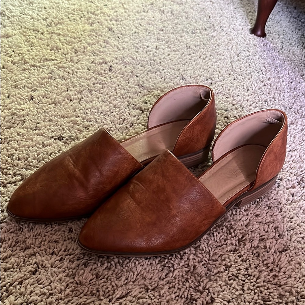 Catherine Malandrino Brown Mules
